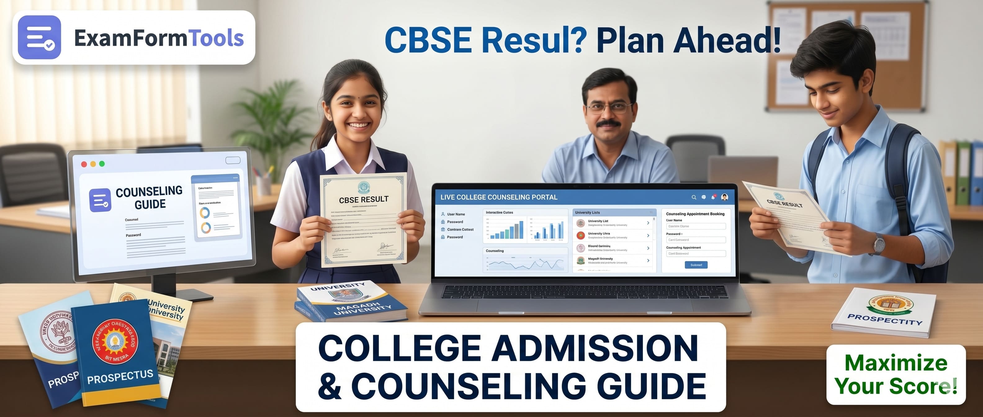 College admission merit list and counseling process guide