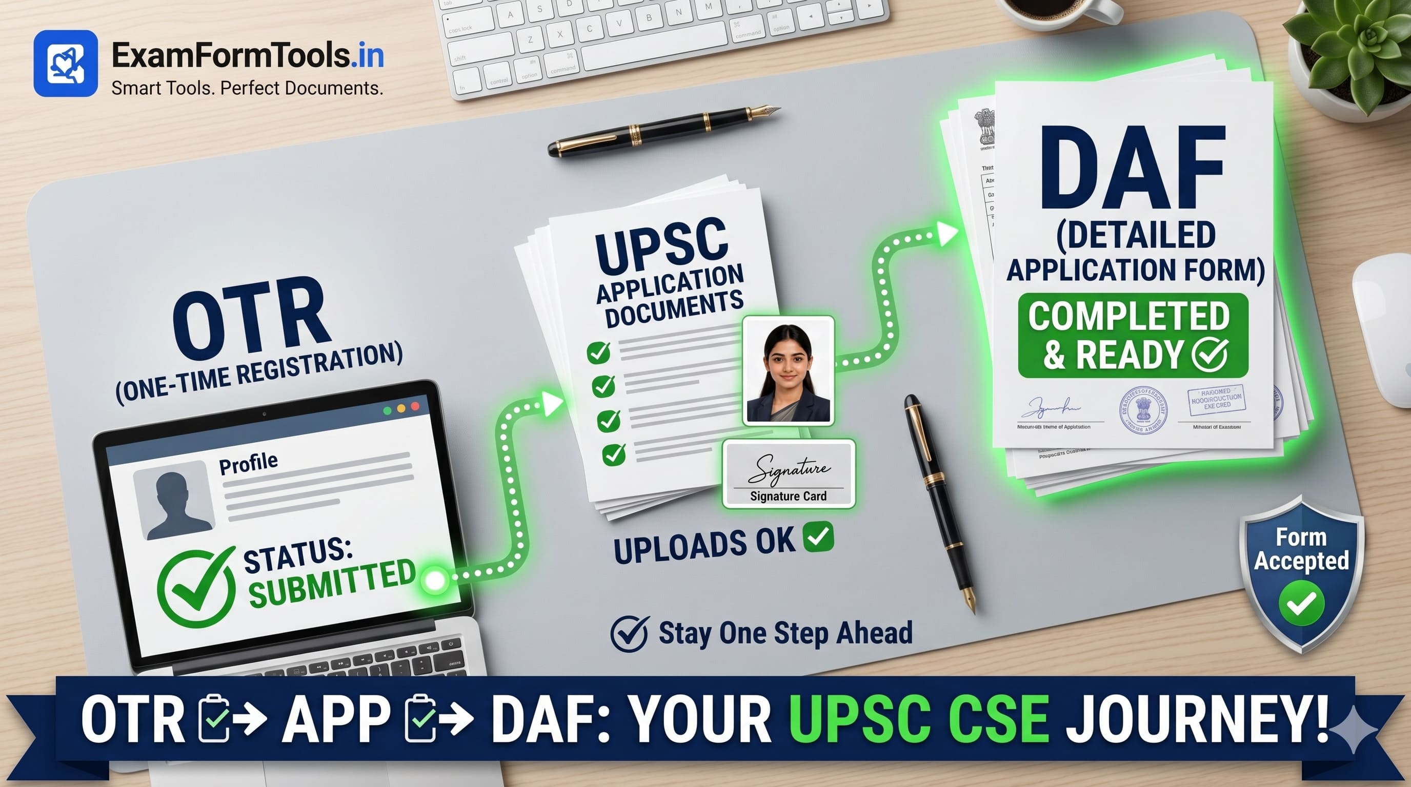 UPSC OTR to DAF guide thumbnail